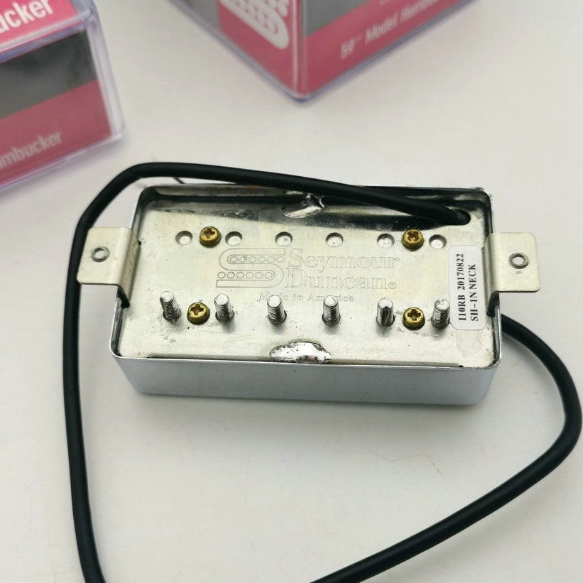 Seymour Duncan SH-1N 59 & SH-4 JB Model 4 Conductor Humbucker Pickup Set Nickel silver cover Set Guitar Pickups