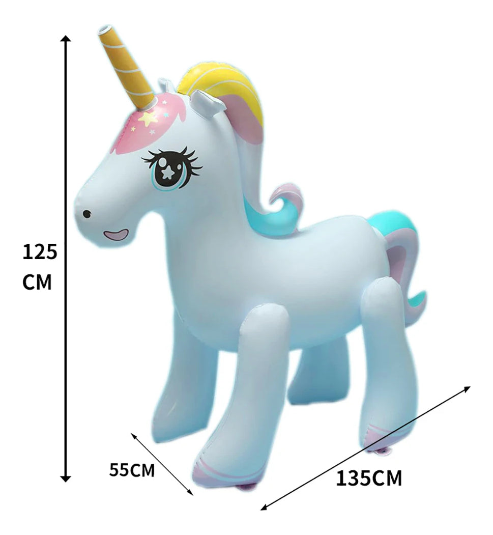 1.25*1.35 M Giant Inflatable Unicorn Fountain Toy