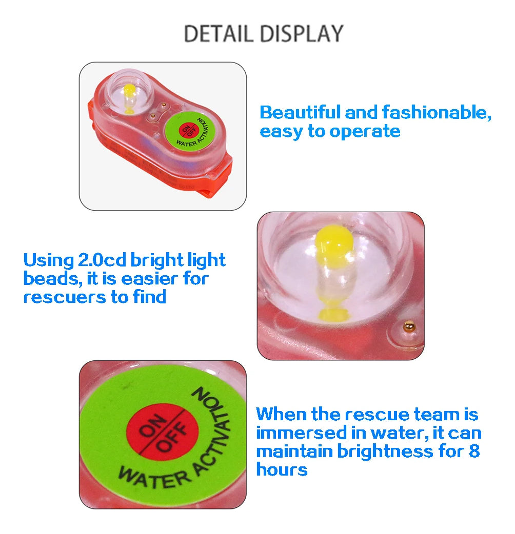Led Lithium Lamp Survival Flashlight Emergency Signal Light