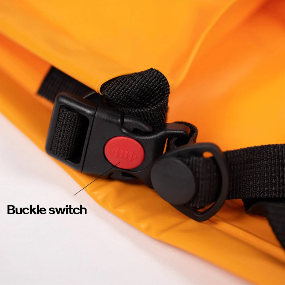 adult Life Jacket Inflatable Buoyancy Vest Survival Jacket