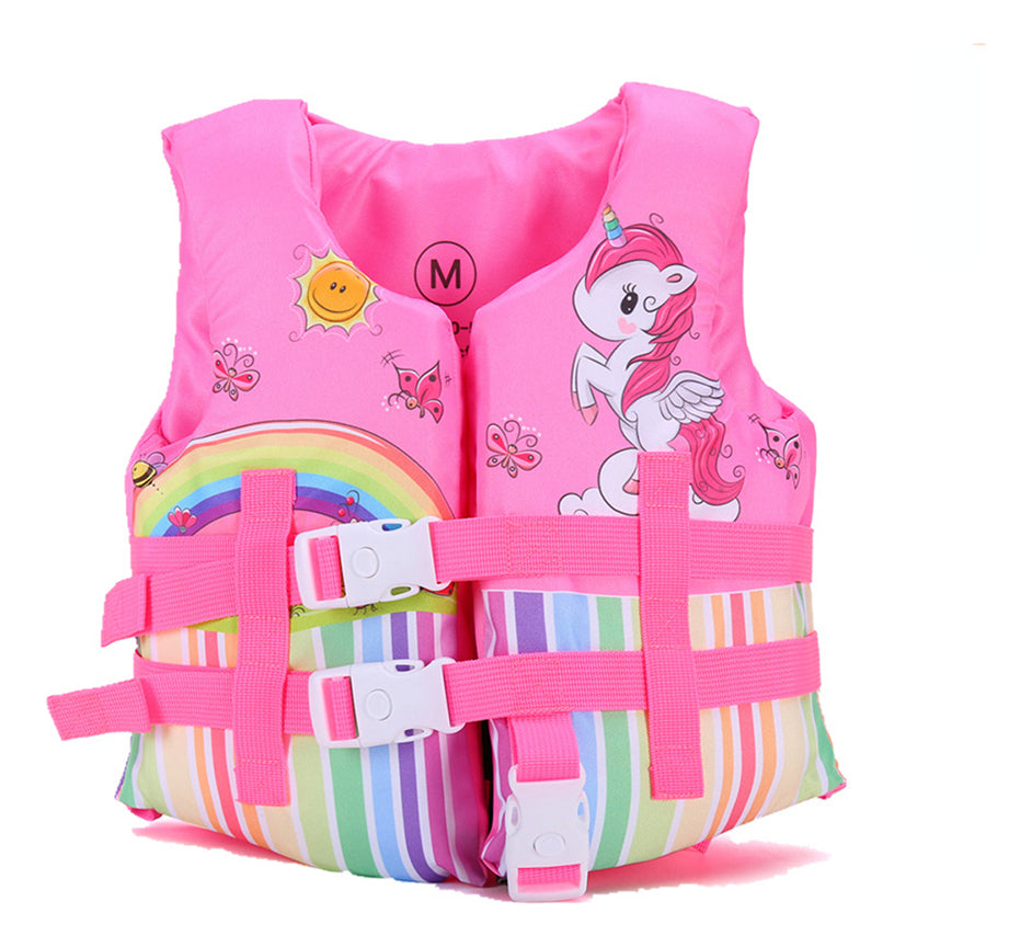 Children's Swimming Rafting Life Jacket With Lockable Buckle