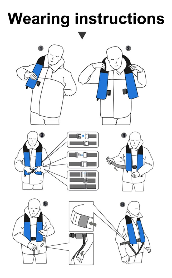 automatic Inflatable Life Jacket Professional Lifesaving