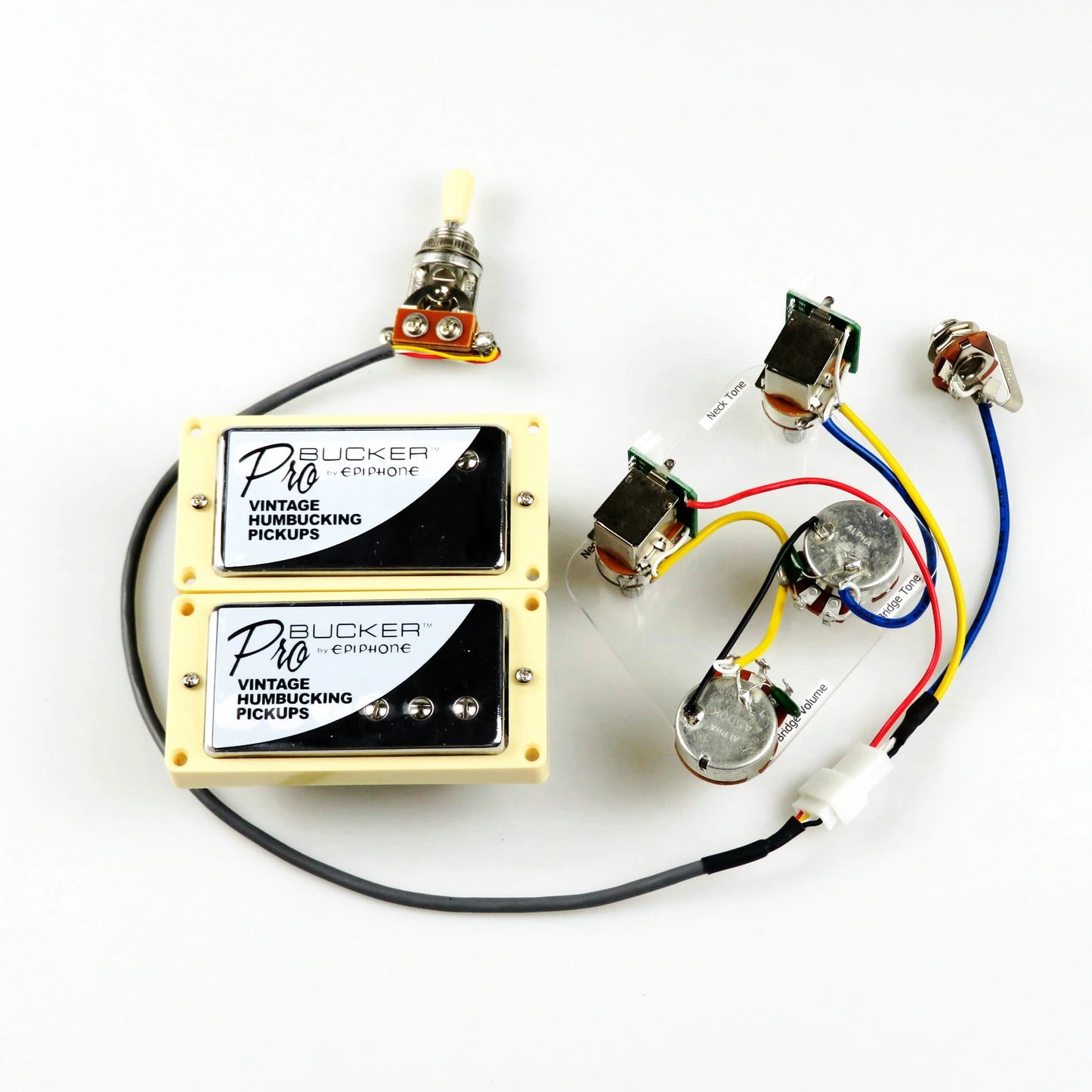 Standard PRO Bucker Alnico 5 Humbucker Pickup Electric Guitar Pickups With Wiring Harness Set