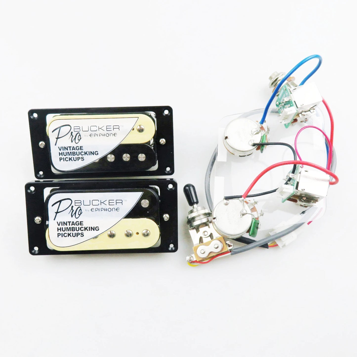 Standard PRO Bucker Alnico 5 Humbucker Pickup Electric Guitar Pickups With Wiring Harness Set