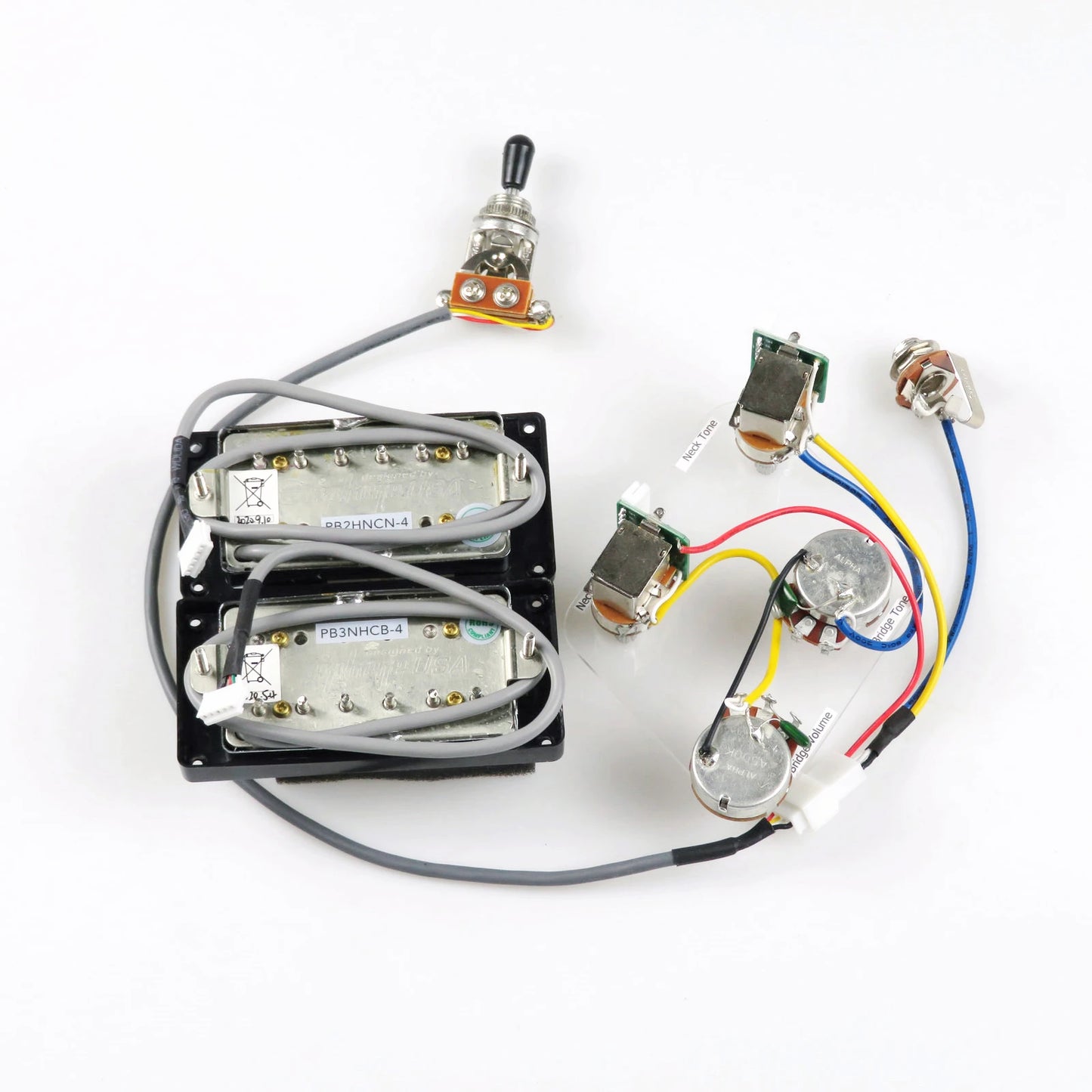 Standard PRO Bucker Alnico 5 Humbucker Pickup Electric Guitar Pickups With Wiring Harness Set