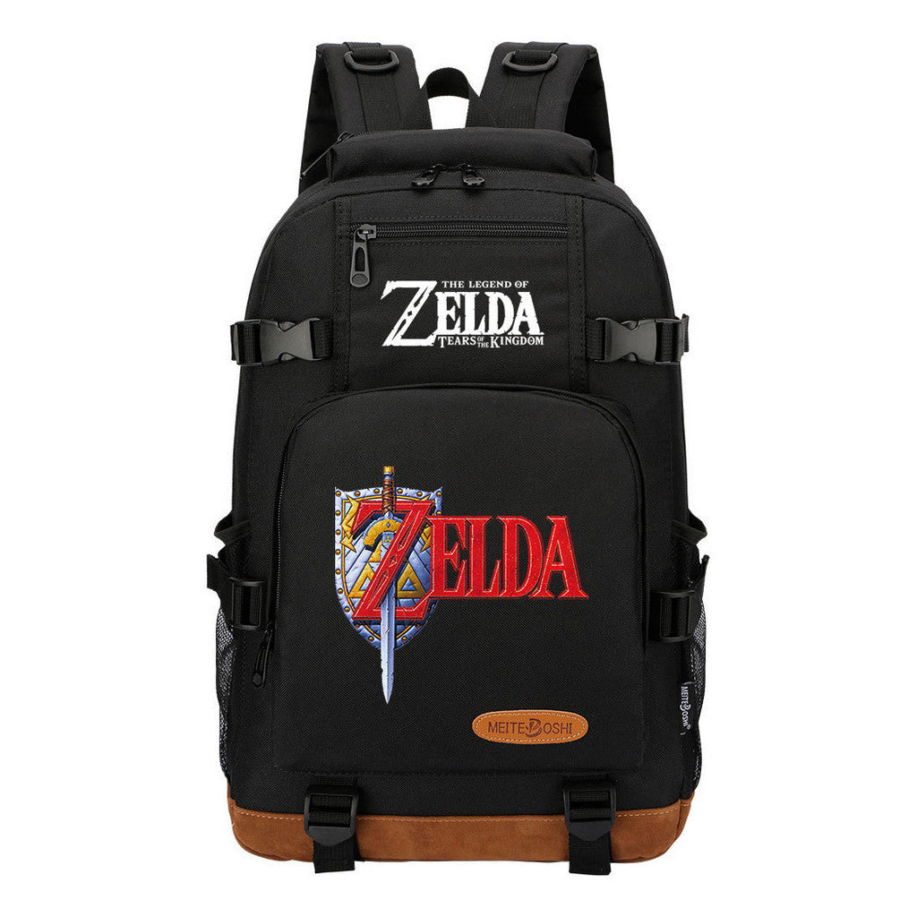 Printed Student Backpack For Men And Women's Leisure Travel Backpack