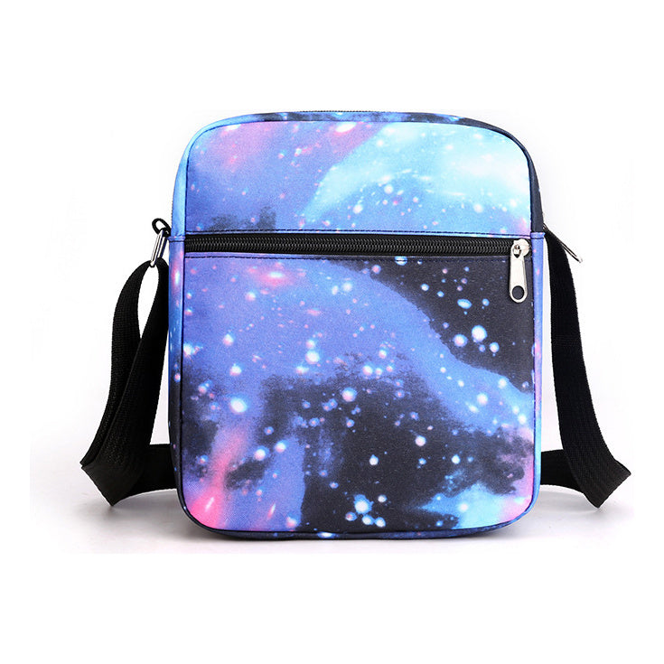 Starry Sky Youth Student School Bag Three Piece Set For Men And Women Backpack Set