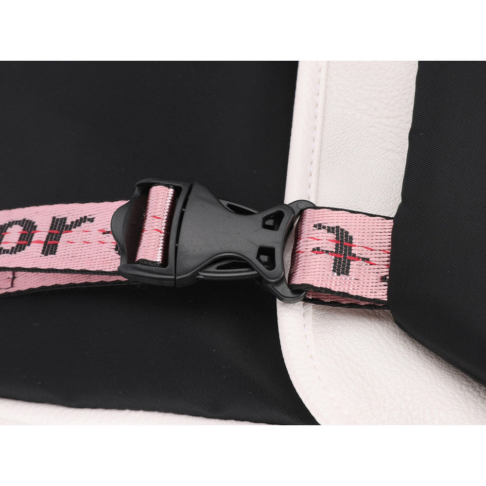 Usb Student Backpack Men's And Women's Casual Woven Strap Flip Backpack