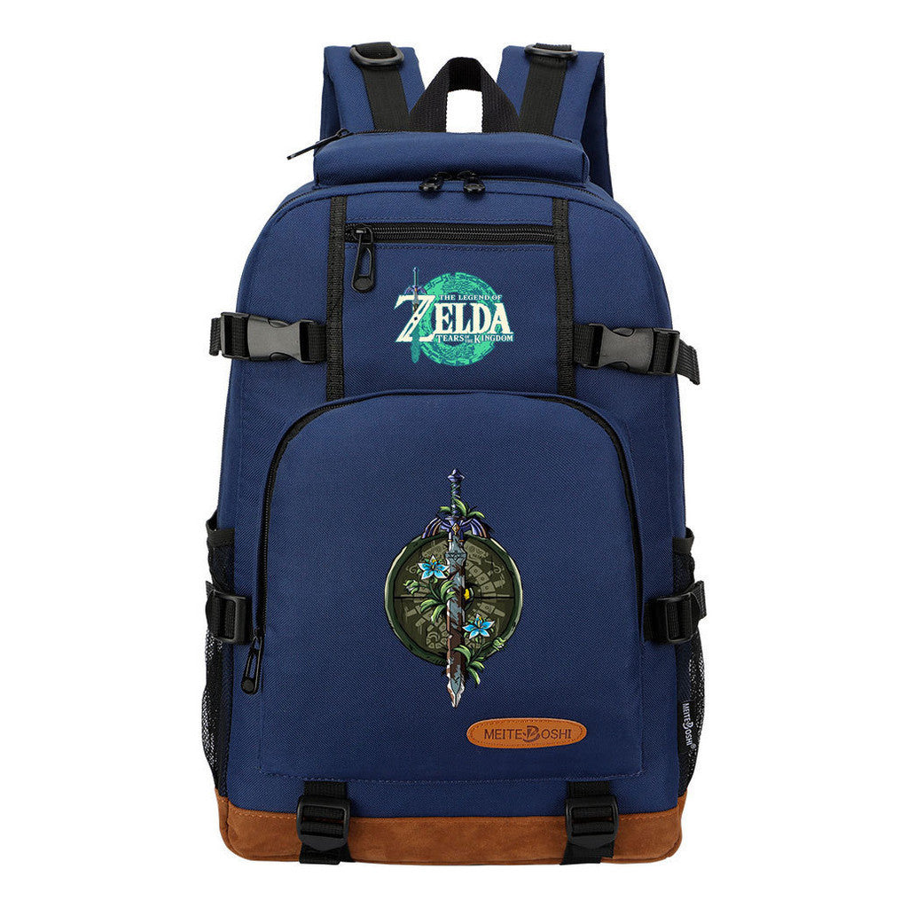 Printed Student Backpack For Men And Women's Leisure Travel Backpack