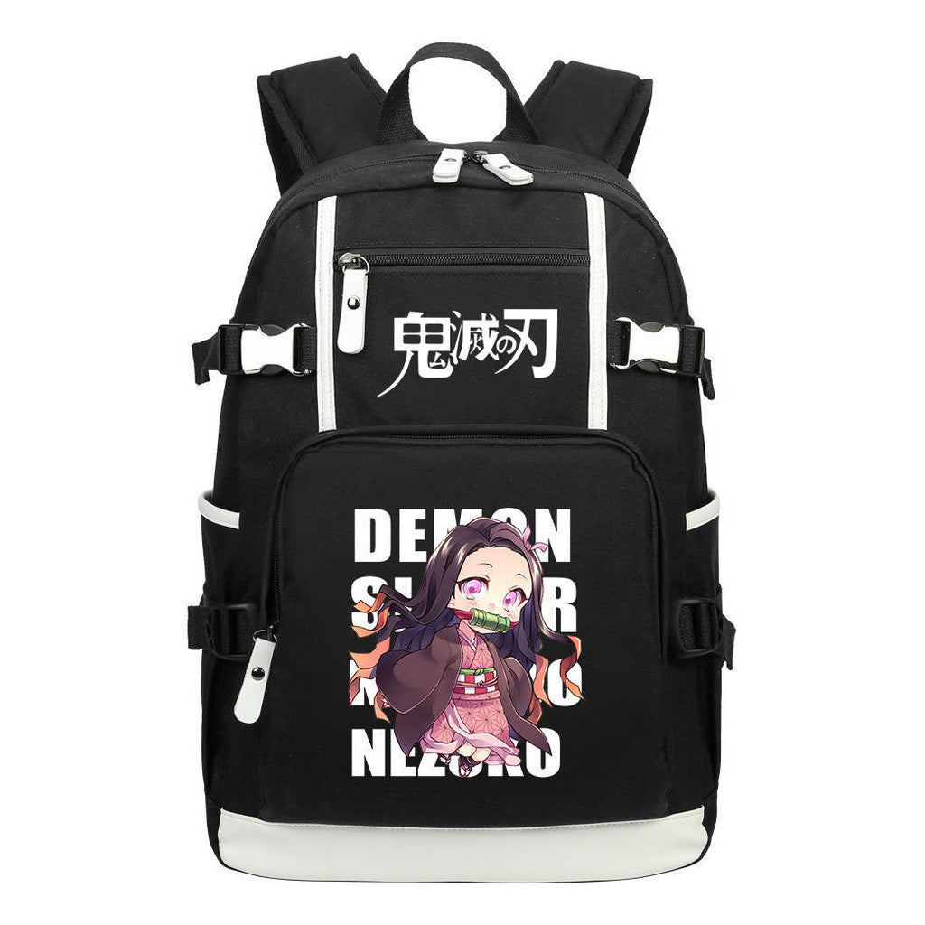 Anime Youth Student School Bag Men's And Women's Backpack Leisure Travel Backpack
