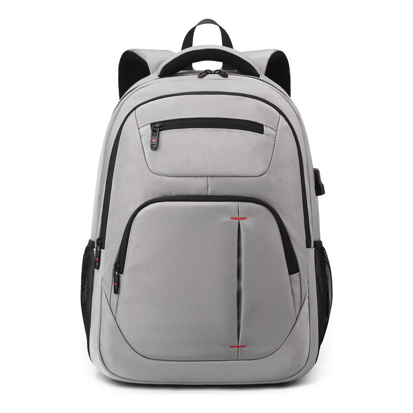Student Backpack, Large Capacity Travel Bag, Computer Bag, Minimalist Oxford Cloth Backpack
