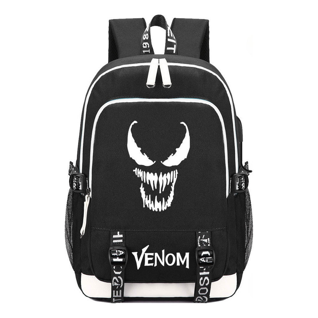 Youth Student Backpack Usb Men's And Women's Leisure Backpack