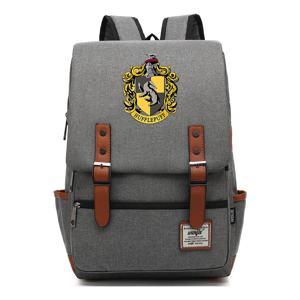 School Of Magic Printed Schoolbags For Men And Women Leisure Belt Buckle Classic Backpack 38*27*12.5cm