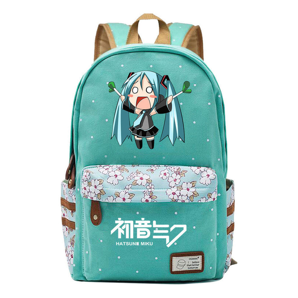 Virtual Music Printed Student Backpack Leisure Backpack