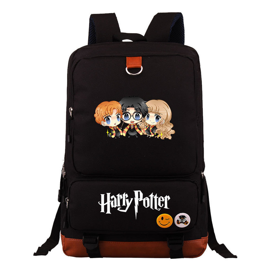School Of Witchcraft And Wizardry Youth Student Backpack, Large Capacity Travel Bag, Men's And Women's Backpack