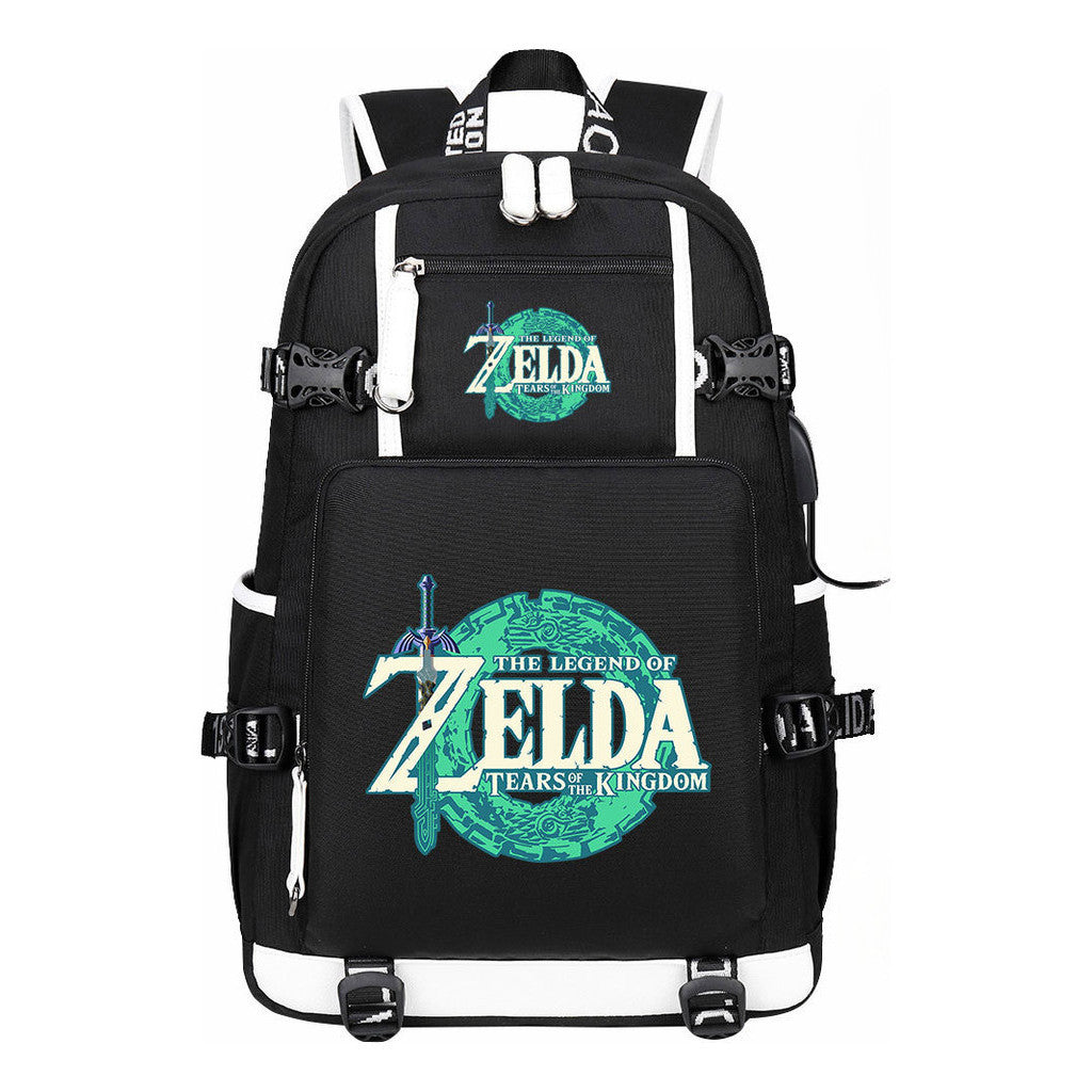Printed Teenage Student Backpack For Men And Women's Leisure Travel Backpack