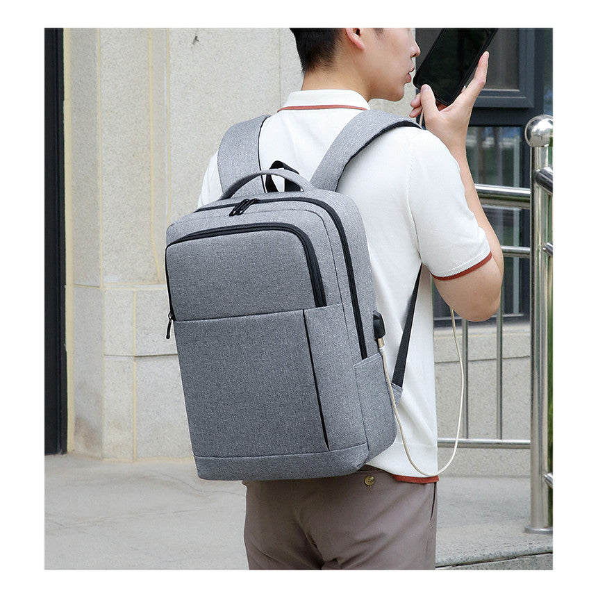 Usb Backpack For Men's Business Laptops, Casual Student Backpacks, Minimalist Backpacks