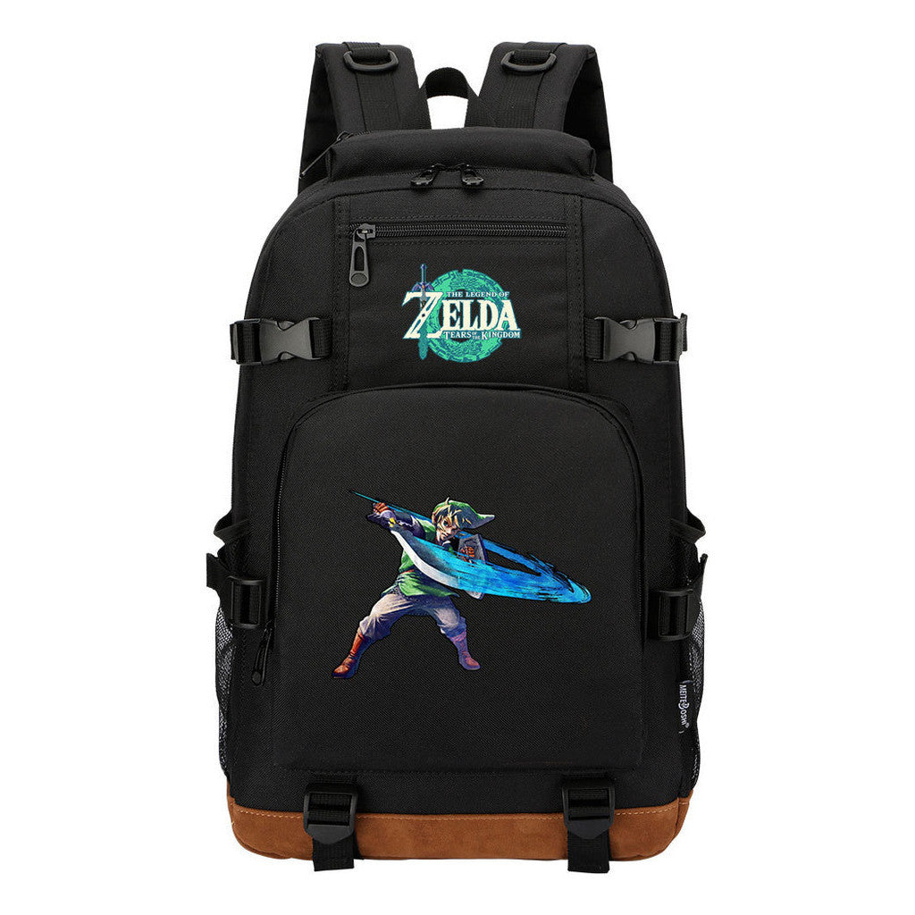 Printed Student Backpack For Men And Women's Leisure Travel Backpack