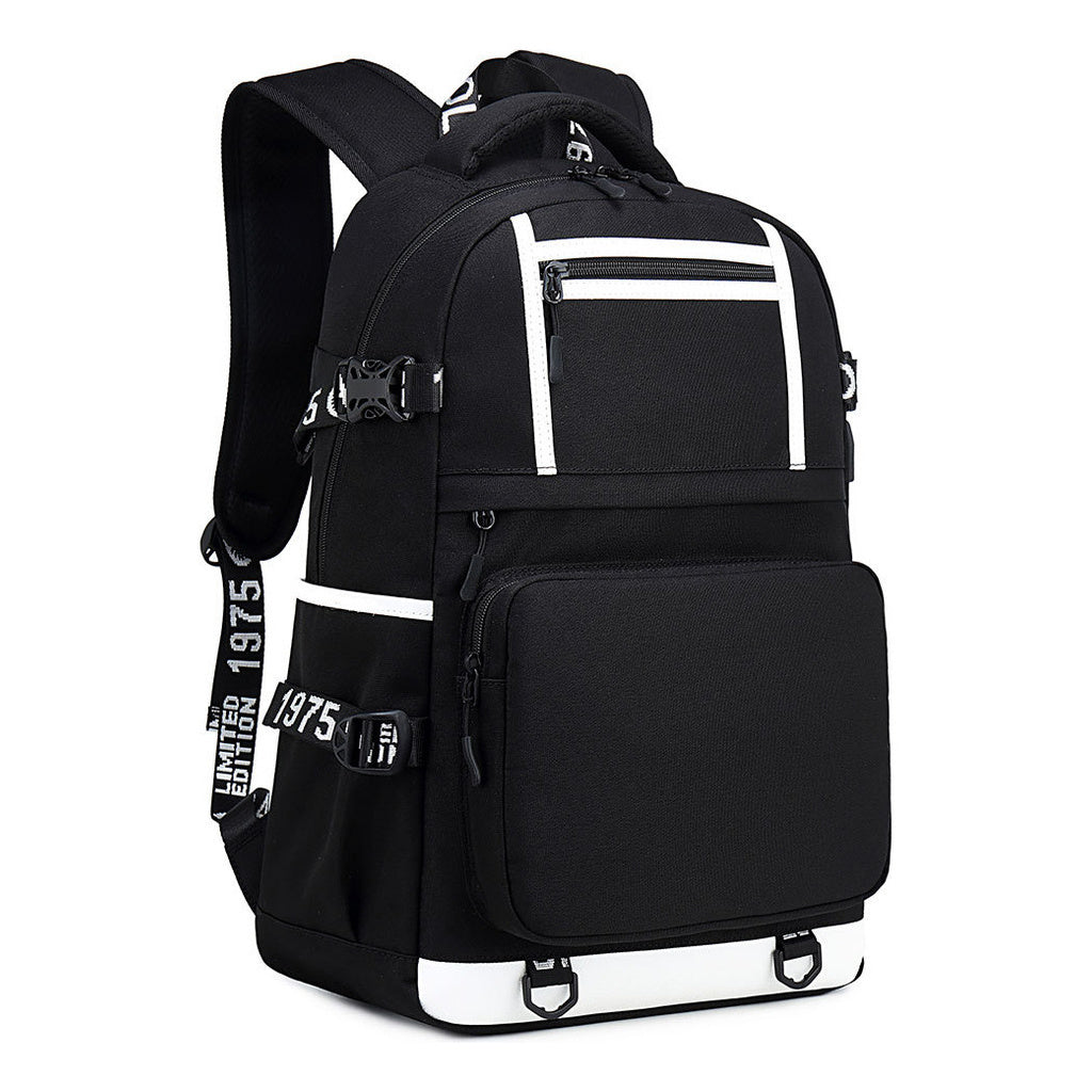 Cartoon Usb Youth Student School Bag Men's And Women's Backpack Leisure Travel Bag