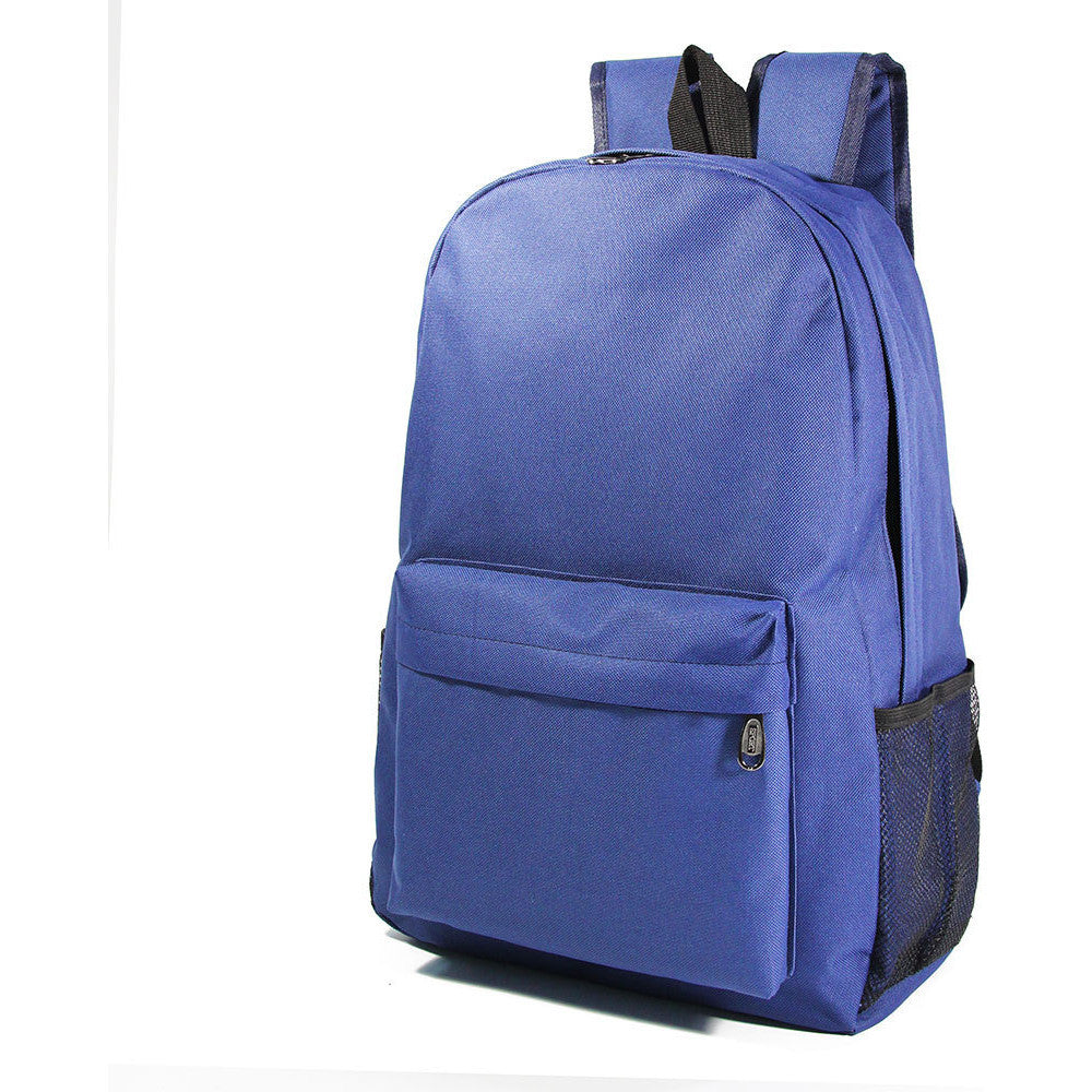 Golden Printed Youth Student Backpack Men And Women's Leisure Backpack