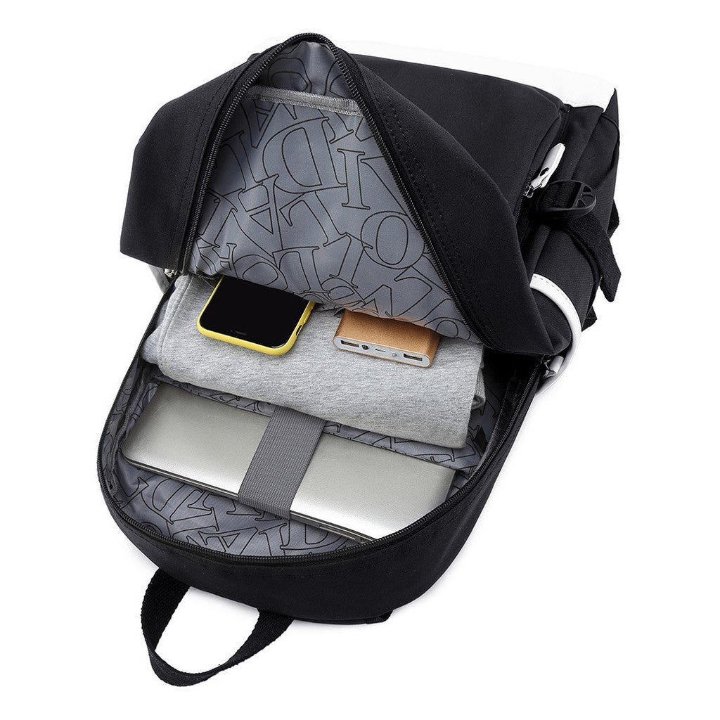 Giant Winged Soldier Captain Of Anime Attack Student Backpack, Leisure Travel Backpack