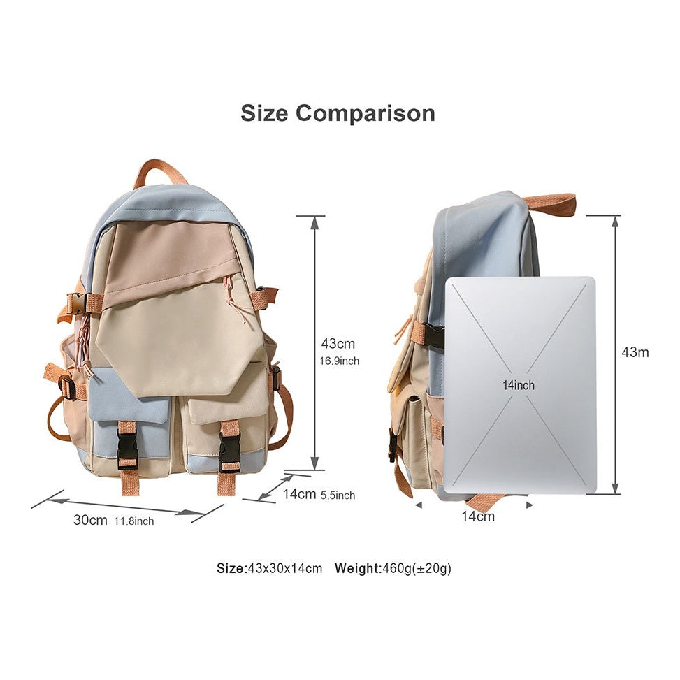 Printed USB Youth Student School Bag Leisure Large Capacity Travel Backpack