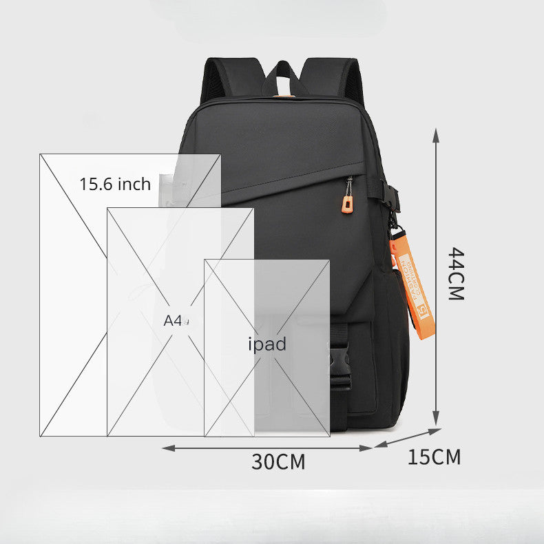 Usb Large Capacity Backpack, Men's And Women's Leisure Bag, Outdoor Travel Bag, Junior High School Student Backpack