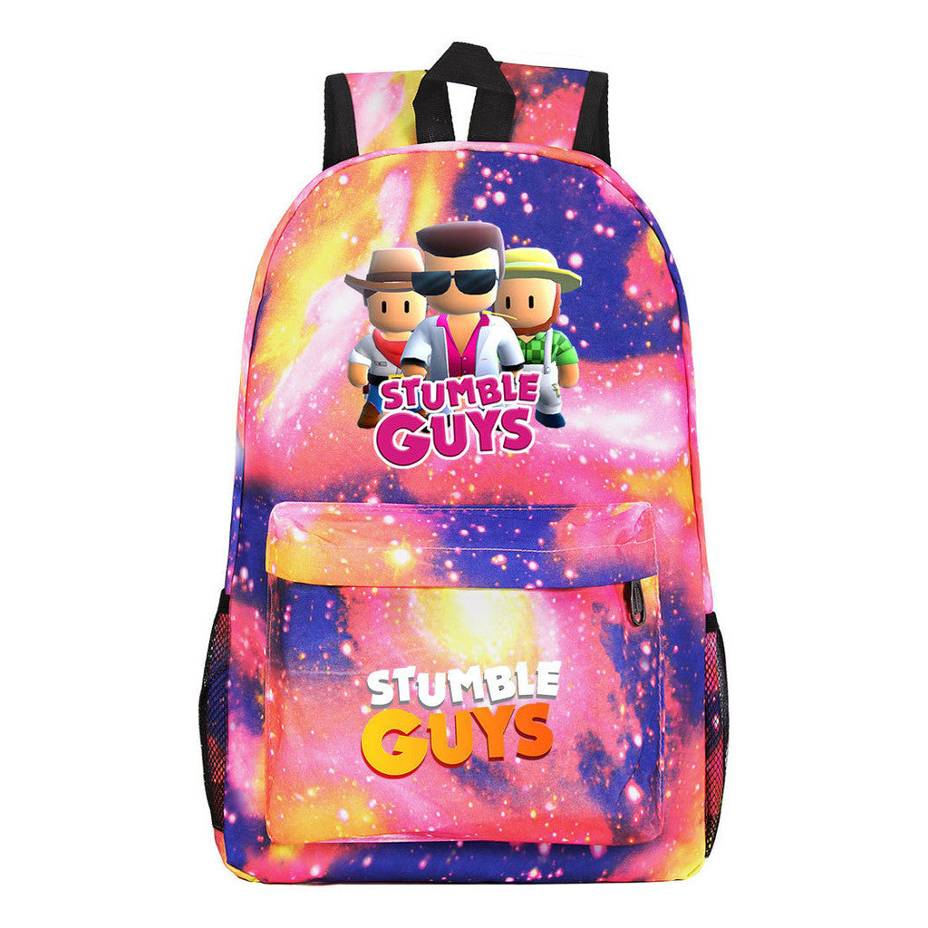Printed Student Backpack For Men And Women's Leisure Travel Backpack