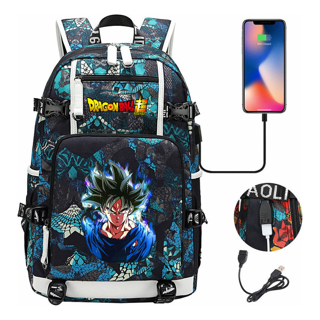 Sun Wukong Usb Large Capacity Youth Student Backpack For Leisure Travel Backpack