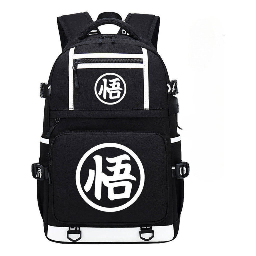 Usb Student Backpack Men's And Women's Backpack Leisure Travel Bag