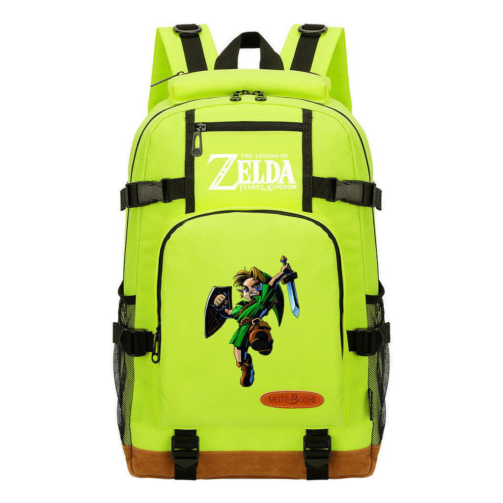 Printed Student Backpack For Men And Women's Leisure Travel Backpack