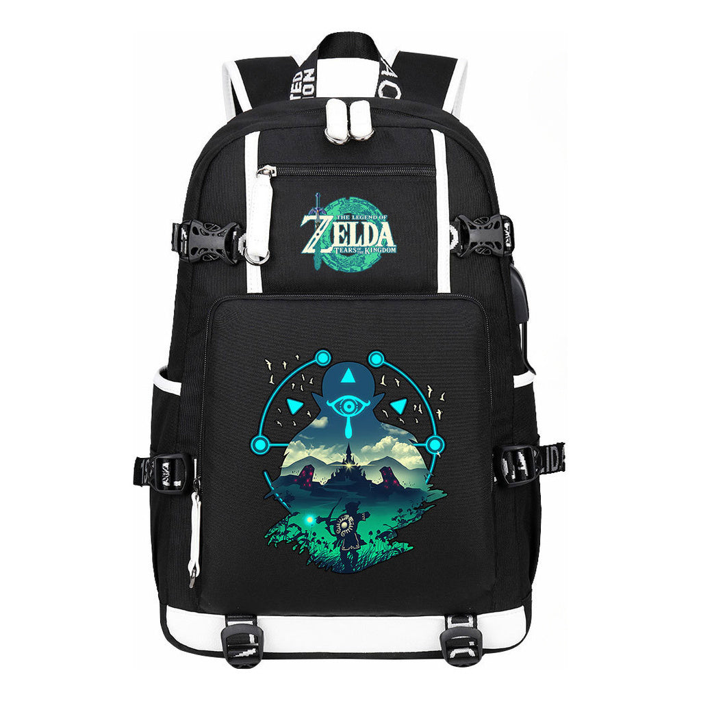 Printed Youth Student School Bag Large Capacity Leisure Travel Backpack