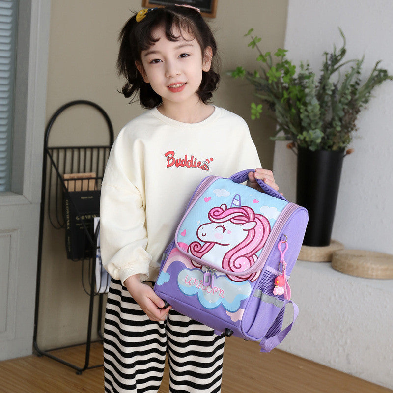 Children's Backpack Spinal Protection And Weight Reduction Backpack