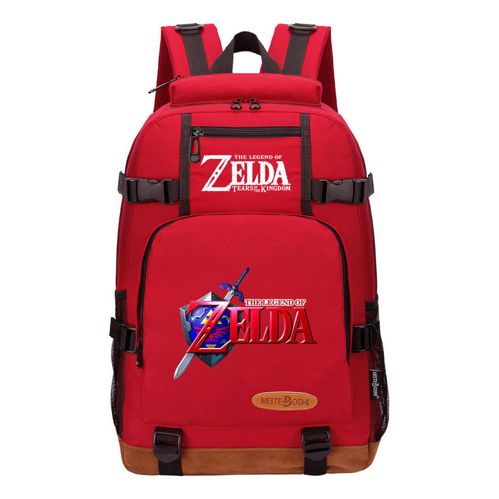 Printed Student Backpack For Men And Women's Leisure Travel Backpack