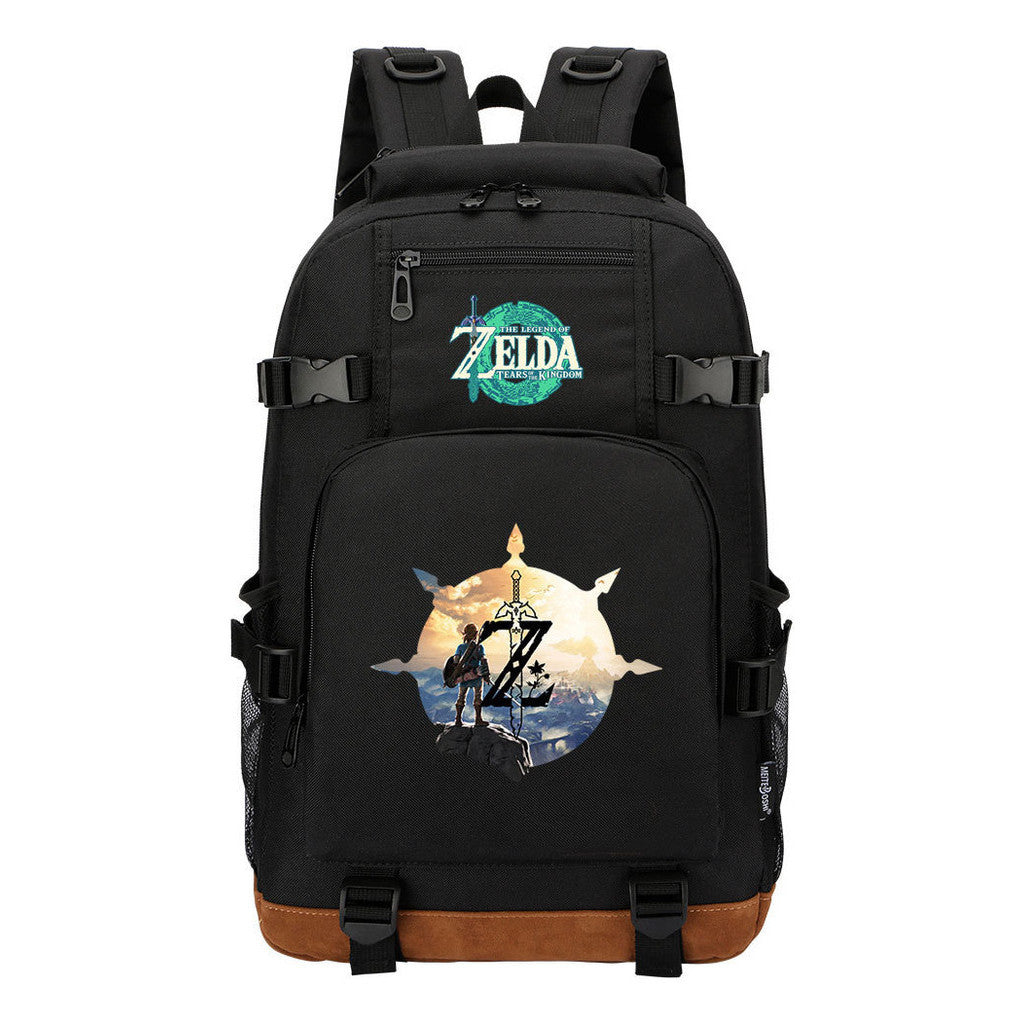Printed Student Backpack For Men And Women's Leisure Travel Backpack