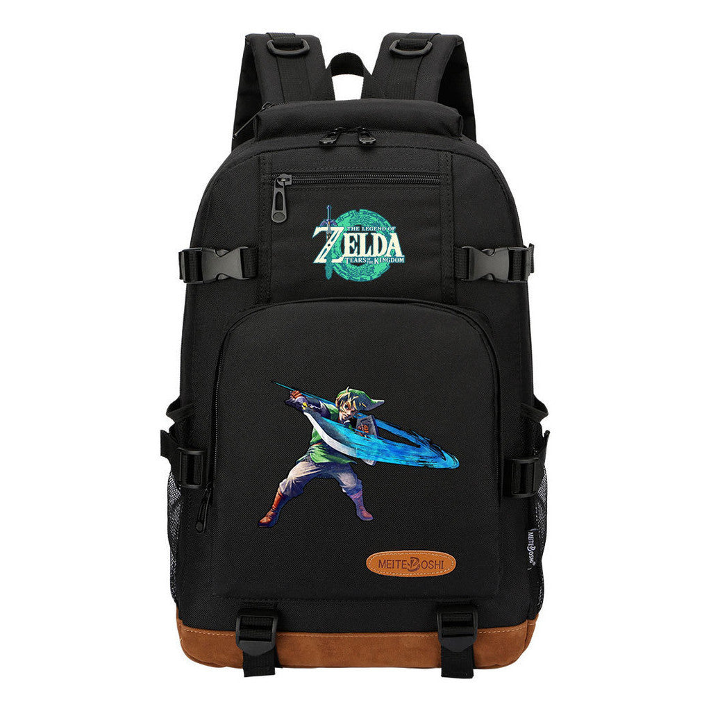 Printed Student Backpack For Men And Women's Leisure Travel Backpack