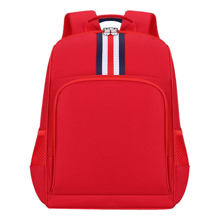 Kindergarten Backpack With British Style Children's Backpack Made Of Wear-resistant And High Elastic Oxford Material