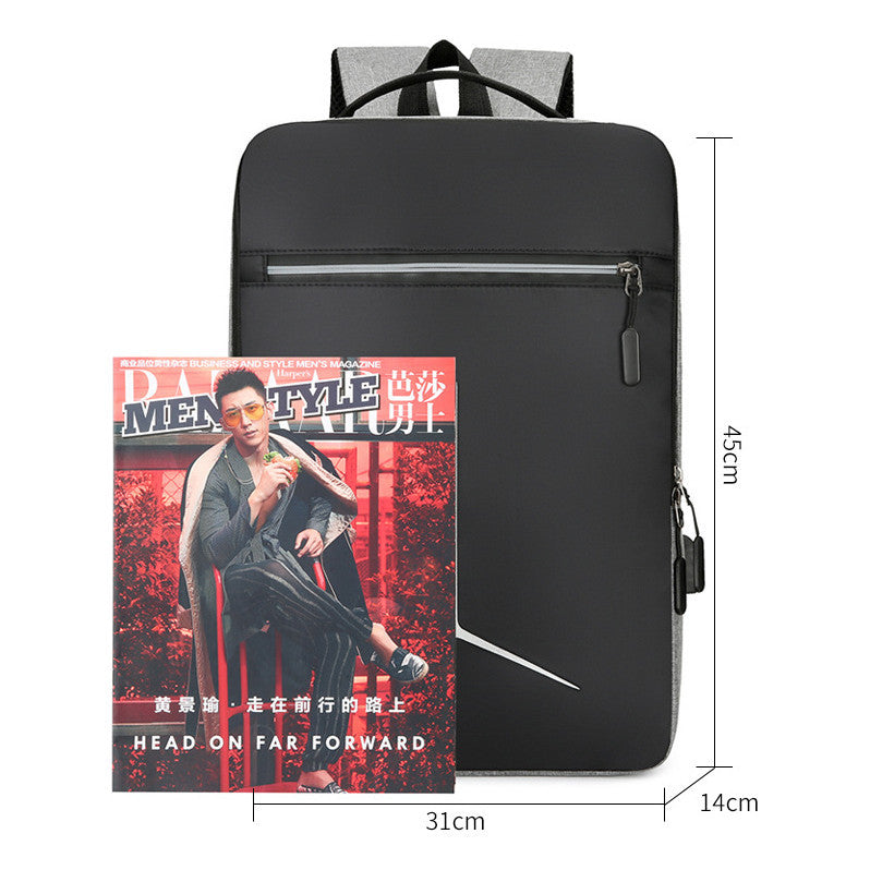 Usb Backpack, Business Computer Bag, Large Capacity Casual Book Bag, Sports Bag