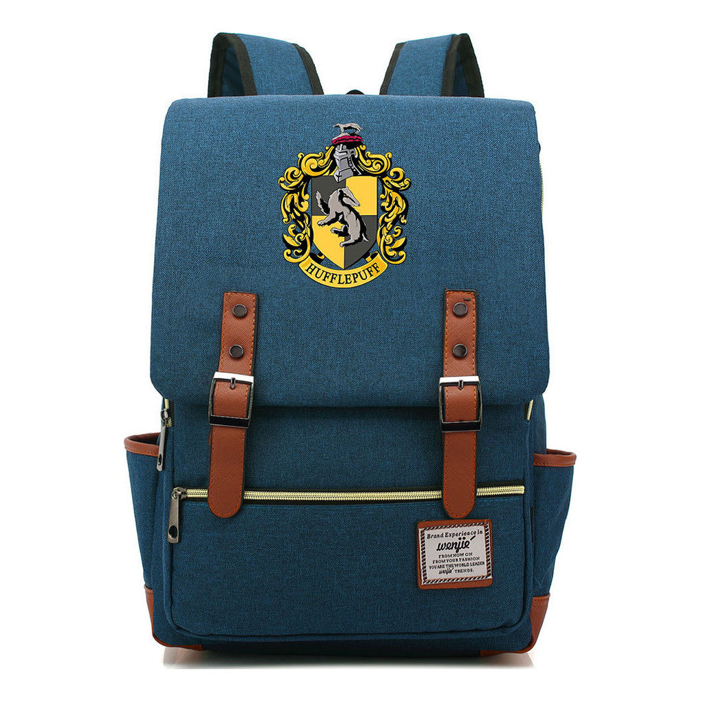 School Of Magic Printed Schoolbags For Men And Women Leisure Belt Buckle Classic Backpack 38*27*12.5cm
