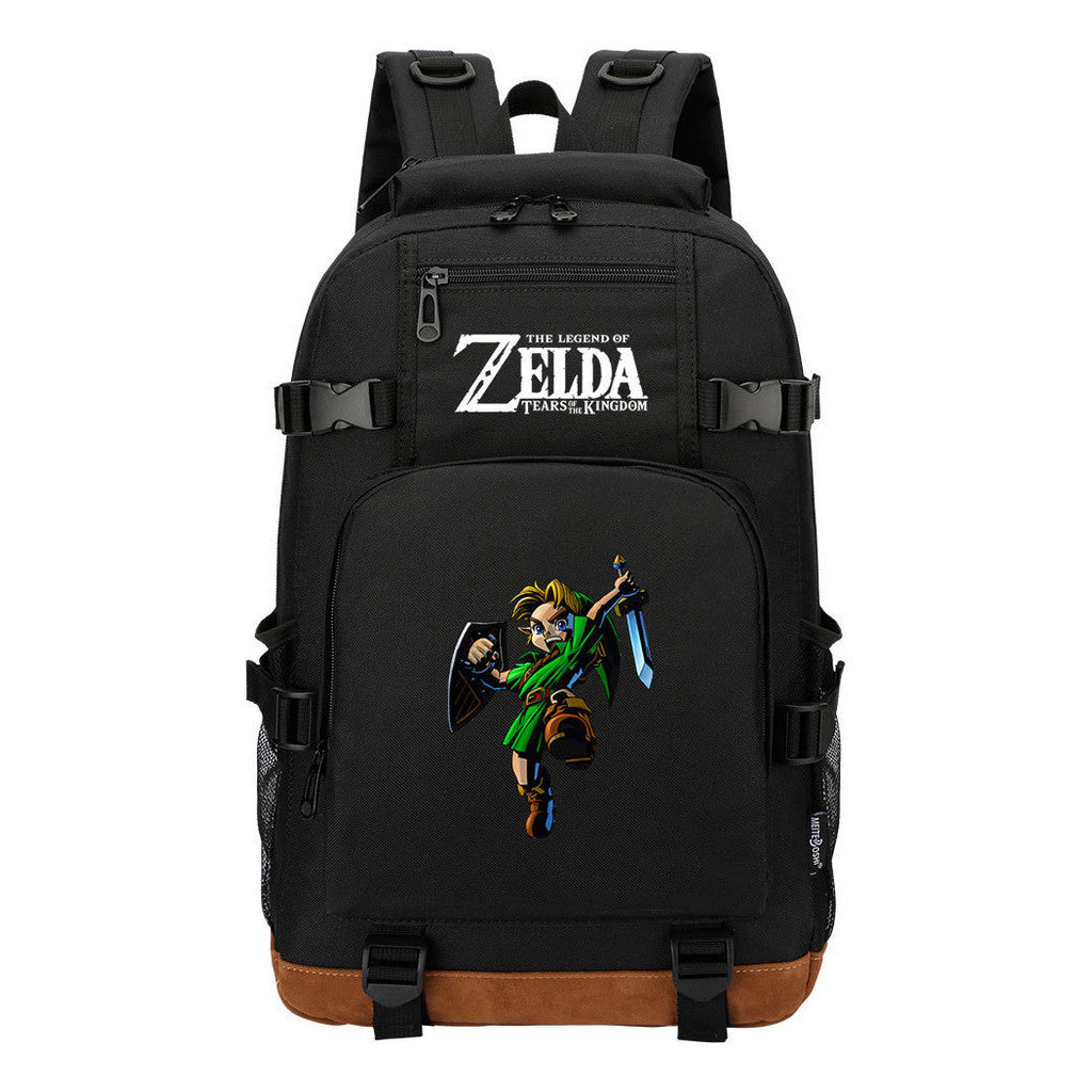 Printed Student Backpack For Men And Women's Leisure Travel Backpack
