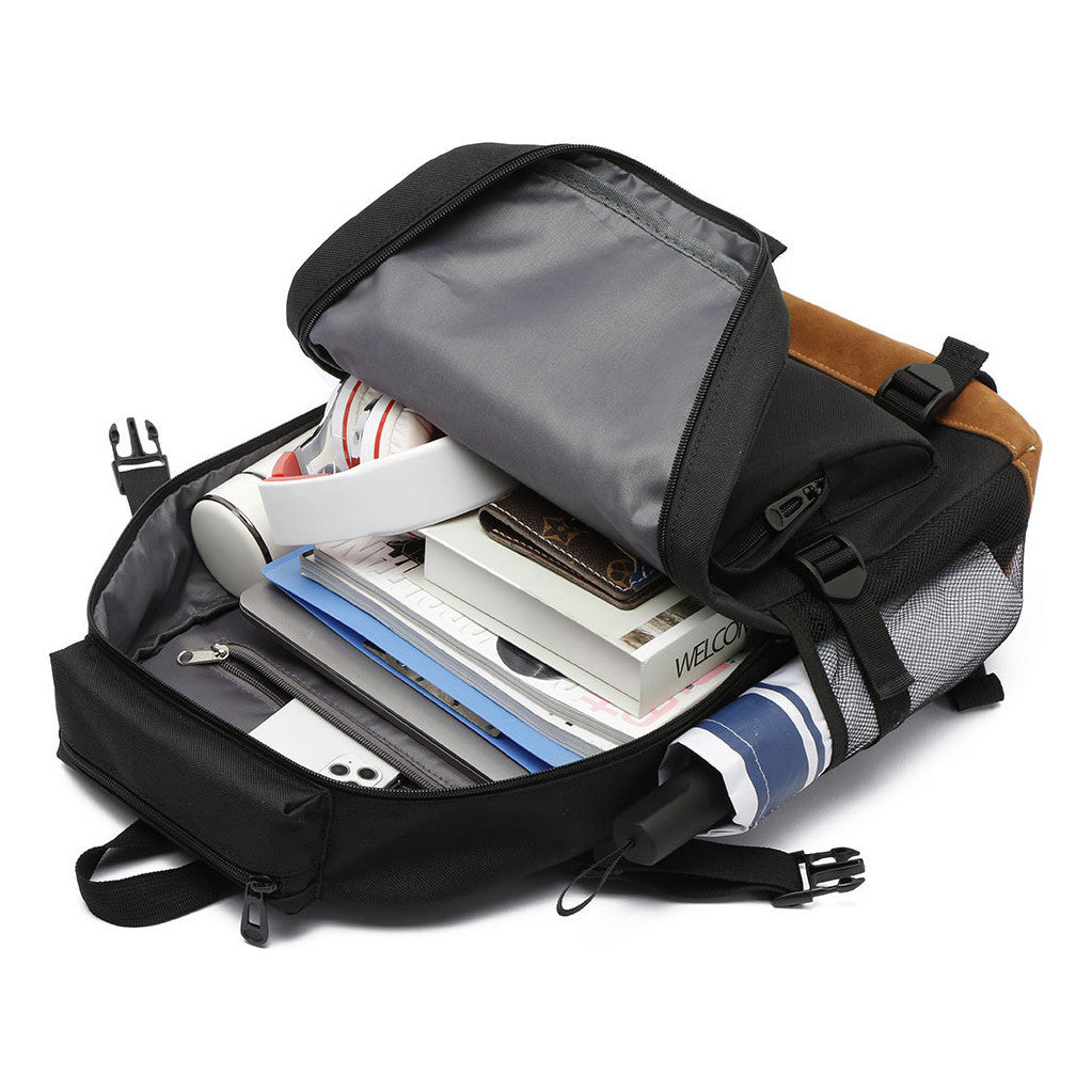 Printed Student Backpack For Men And Women's Leisure Travel Backpack