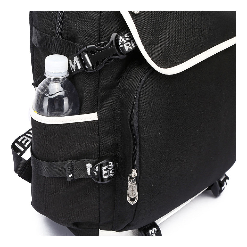 Anime Cartoon Usb Youth Student Backpack For Men And Women Leisure Backpack