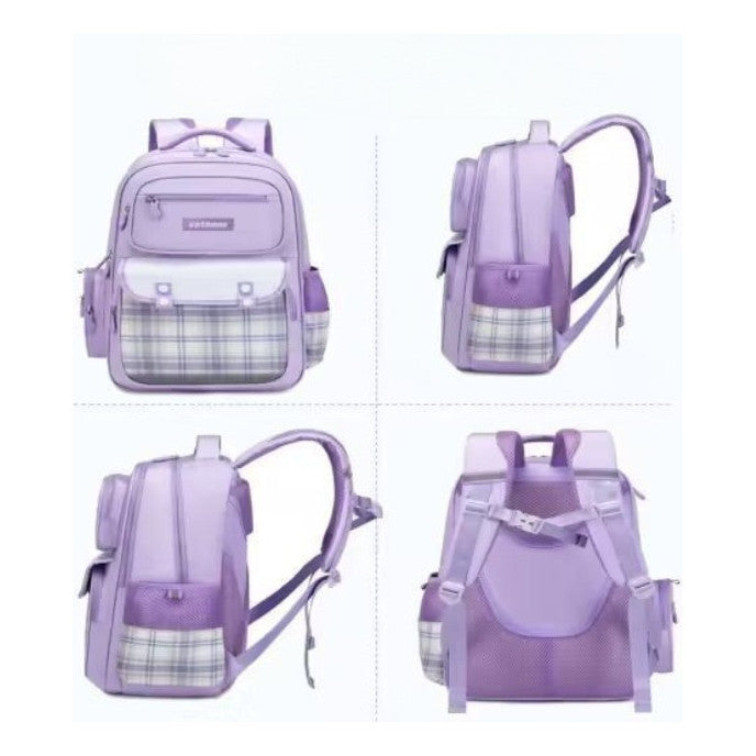 Children's Backpack With Shoulder And Spine Protection, Lightweight Backpack