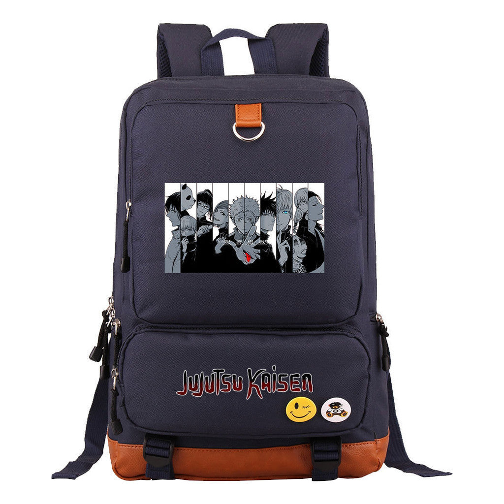 Cartoon And Manga Teenage Student Backpack, Men's And Women's Backpack, Travel Bag
