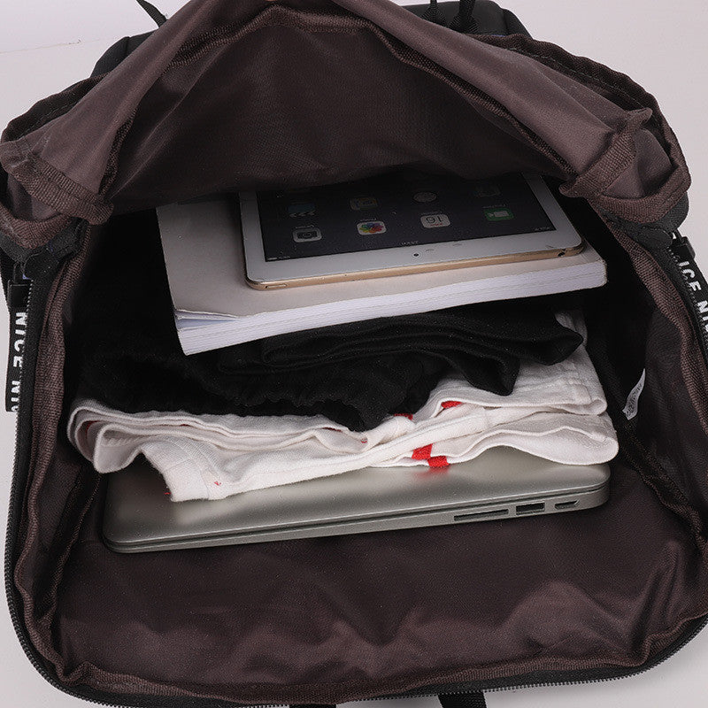Backpack For Men, Minimalist Student Backpack, Outdoor Travel Bag, Large Capacity Backpack