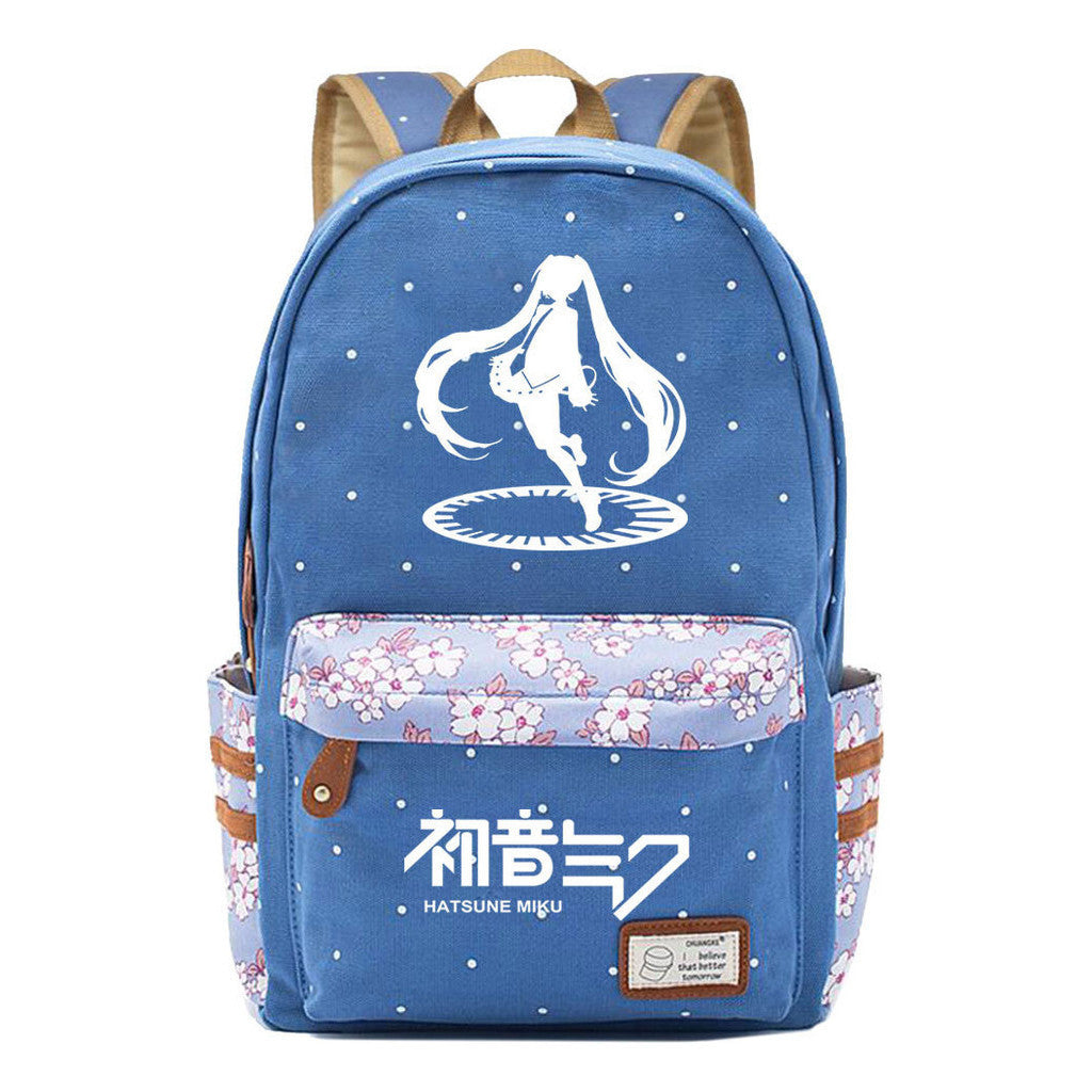 Virtual Music Printed Student Backpack Leisure Backpack