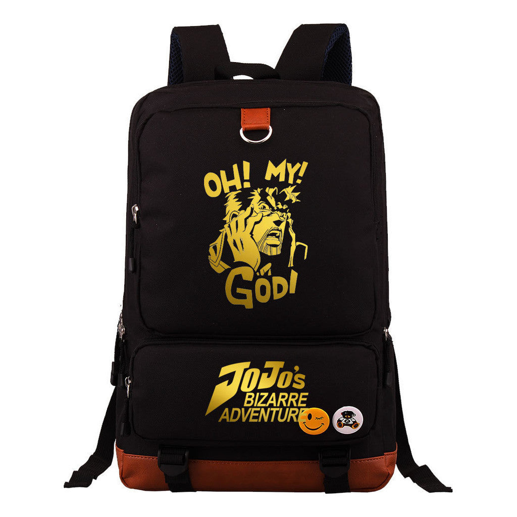 Cartoon Comic Jojo's Wonderful Adventure Youth Student Backpack Backpack Travel Bag