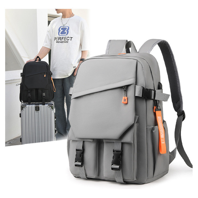 Usb Large Capacity Backpack, Men's And Women's Leisure Bag, Outdoor Travel Bag, Junior High School Student Backpack