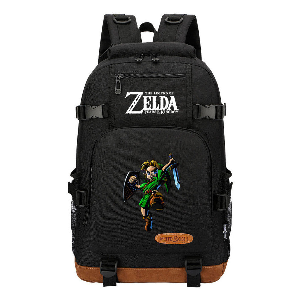 Printed Student Backpack For Men And Women's Leisure Travel Backpack