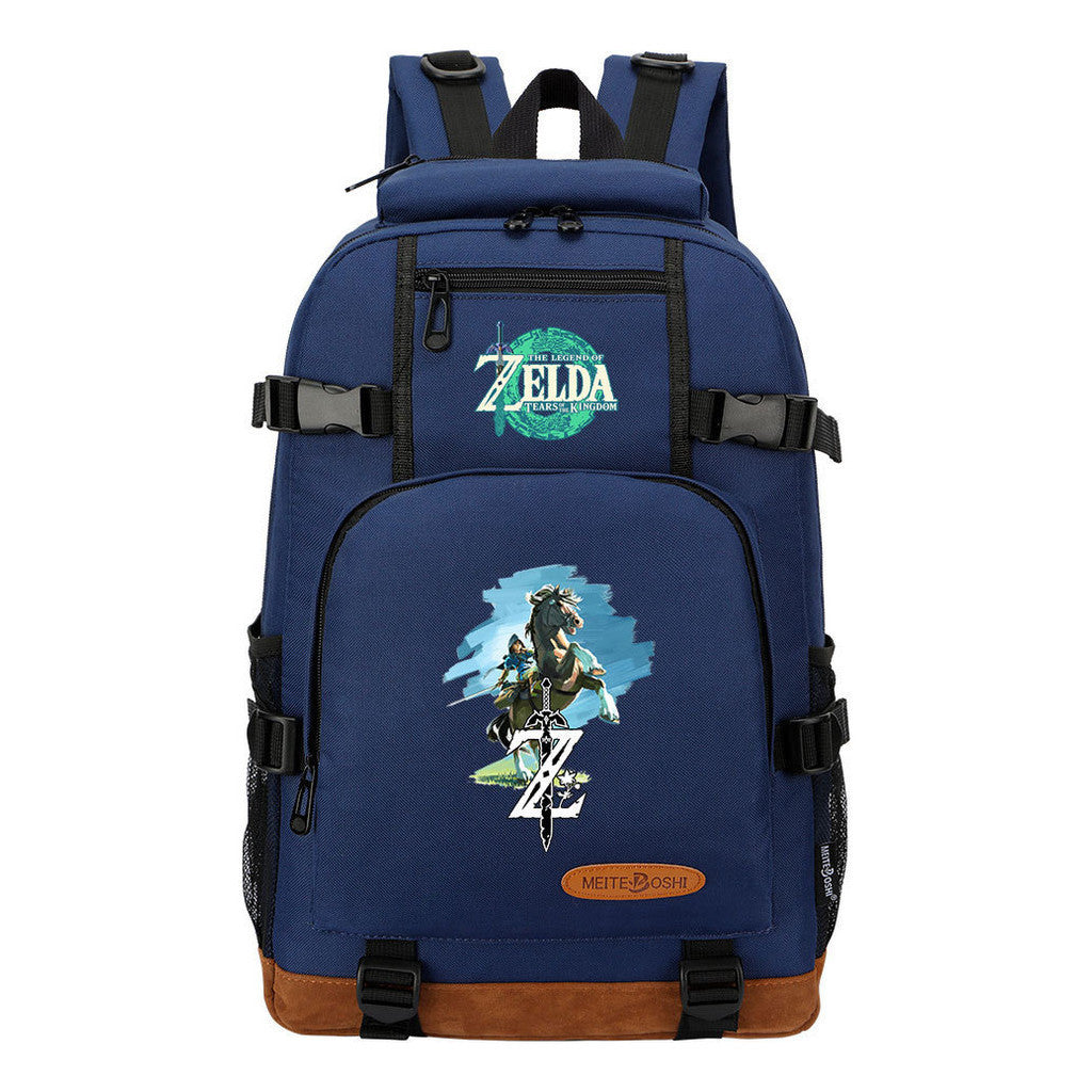 Printed Student Backpack For Men And Women's Leisure Travel Backpack